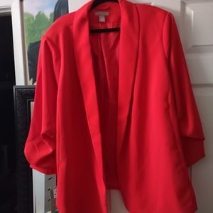 Red H&M blazer jacket 4XL